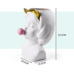 Nordische Kaugummivase – Kreatives dekoratives Kunstwerk für Frauen