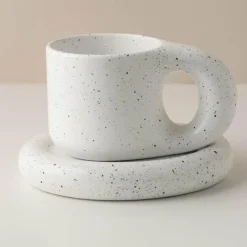 Nordische Keramiktasse - Handgemachte Kaffeetasse