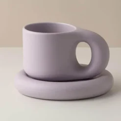 Nordische Keramiktasse - Handgemachte Kaffeetasse