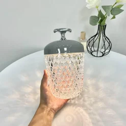 Nordische Kristall-Tischlampe – Elegante Atmosphärenbeleuchtung