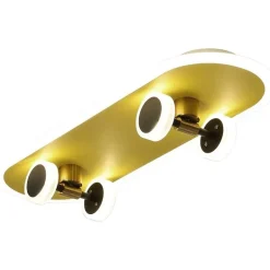 Nordische LED-Deckenleuchte – Kreatives Skateboard-Design