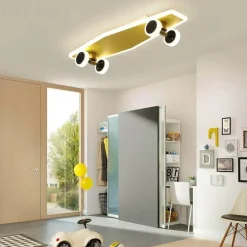 Nordische LED-Deckenleuchte – Kreatives Skateboard-Design