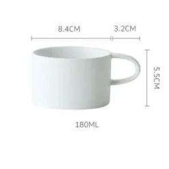 Nordische matte Kaffeetassen – elegantes, farbenfrohes Design