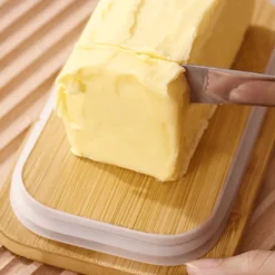 Nordische minimalistische Butteraufbewahrungsbox - Stilvoller Küchenorganizer