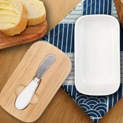 Nordische minimalistische Butteraufbewahrungsbox - Stilvoller Küchenorganizer