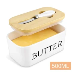 Nordische minimalistische Butteraufbewahrungsbox - Stilvoller Küchenorganizer
