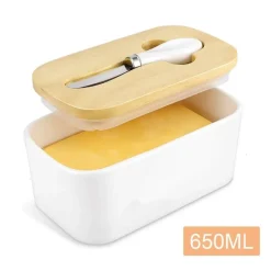 Nordische minimalistische Butteraufbewahrungsbox - Stilvoller Küchenorganizer