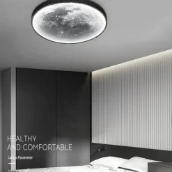 Nordische Mondlampe – Kunstvolles dekoratives Nachtlicht