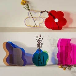 Nordische Regenbogenvase – Modernes geometrisches Wohndekor