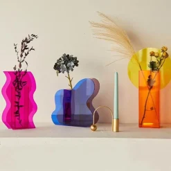 Nordische Regenbogenvase – Modernes geometrisches Wohndekor