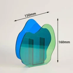 Nordische Regenbogenvase – Modernes geometrisches Wohndekor