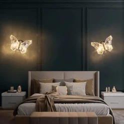 Nordische Schmetterlings-Wandleuchte – Moderne dekorative Beleuchtungsvorrichtung