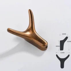 Nordische Stierkopf-Wandhaken – rustikale dekorative Kleiderbügel