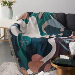 Nordische Strickdecke – Multifunktionaler Sofa-Reisebezug