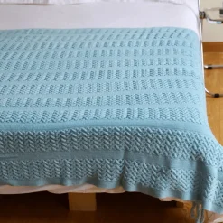 Nordische Strickdecke – weicher Luxus-Tagesdecken-Sofabezug