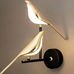 Nordische Vogel-Wandleuchte – Moderne dekorative Beleuchtungsvorrichtung
