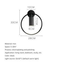 Nordische Wandlampe - Moderne Leuchte