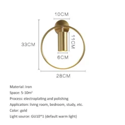 Nordische Wandlampe - Moderne Leuchte