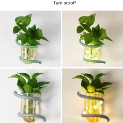 Nordische Wandlampe aus Holz für den Außenbereich – einzigartige Gartendekoration