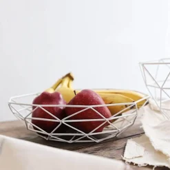 Nordischer Aufbewahrungskorb aus Eisen – Kreativer Home Organizer