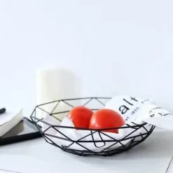 Nordischer Aufbewahrungskorb aus Eisen – Kreativer Home Organizer