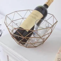 Nordischer Aufbewahrungskorb aus Eisen – Kreativer Home Organizer