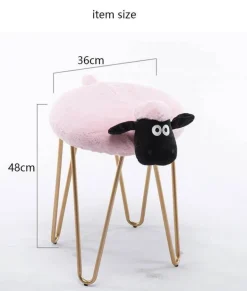 Nordischer Eisenschafhocker – Stilvolles Wohndekor