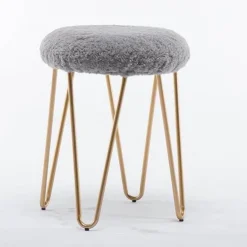 Nordischer Eisenschafhocker – Stilvolles Wohndekor