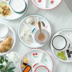 Nordischer Frühstücksteller aus Keramik – Elegantes Ess-Set