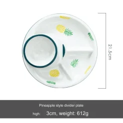 Nordischer Frühstücksteller aus Keramik – Elegantes Ess-Set