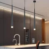 Nordischer LED-Kronleuchter – Elegante lange Downlight-Leuchte