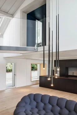 Nordischer LED-Kronleuchter – Elegante lange Downlight-Leuchte