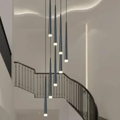Nordischer LED-Kronleuchter – Elegante lange Downlight-Leuchte