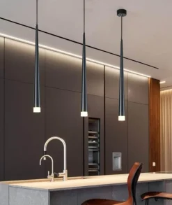 Nordischer LED-Kronleuchter – Elegante lange Downlight-Leuchte