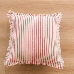 Nordischer rosa geometrischer Kissenbezug - 45x45cm Baumwoll-Canvas-Tufted-Hülle