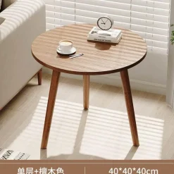 Nordischer runder Couchtisch – Moderne Eleganz für das Wohnzimmer