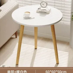 Nordischer runder Couchtisch – Moderne Eleganz für das Wohnzimmer