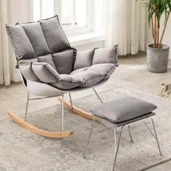 Nordischer Schaukelstuhl – Moderne, lässige Wohnmöbel