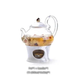 Nordisches Marmor-Teeservice aus Porzellan – elegante Teekanne und Teetassen für Tee und Kaffee