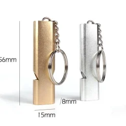 Notfallpfeife als Schlüsselanhänger – Ultralautes Überlebenswerkzeug