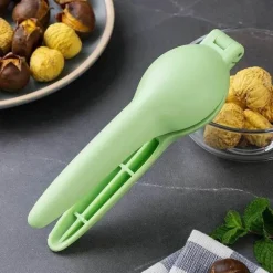 Nussknacker für Kastanien, Walnüsse, Clip-Zange, Schäler, Schneider, Öffner