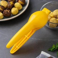 Nussknacker für Kastanien, Walnüsse, Clip-Zange, Schäler, Schneider, Öffner