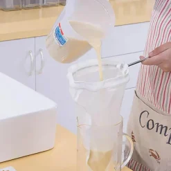 Nylon-Filterbeutel – Feinmaschiges Sieb zum Aufbrühen von Wein, Kaffee, Saft und Milch