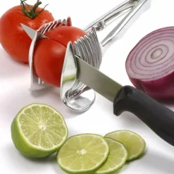 Obst- und Gemüseschneider mit Halter – Küchenwerkzeug für die einfache Essenszubereitung