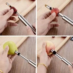 Obstentkerner - Gerät zum Entfernen von Apfelkernen