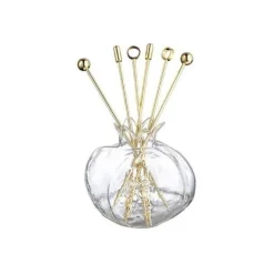 Obstgabel-Set aus Edelstahl – elegantes Geschirr-Utensil