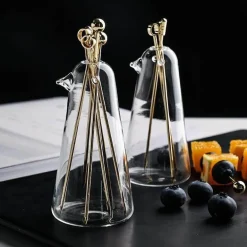 Obstgabel-Set aus Edelstahl – elegantes Geschirr-Utensil