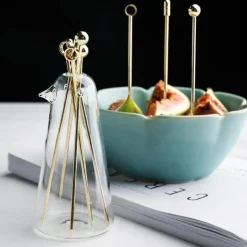 Obstgabel-Set aus Edelstahl – elegantes Geschirr-Utensil