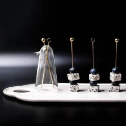 Obstgabel-Set aus Edelstahl – elegantes Geschirr-Utensil