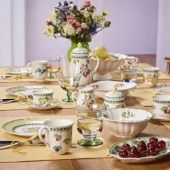 Obstteller aus Porzellan – elegante Gartenschalen für das Essgeschirr